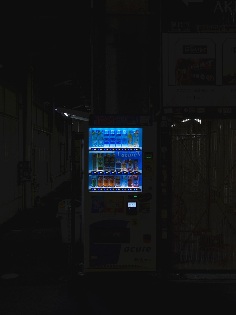 een vending machine